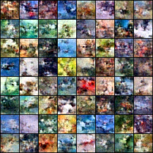 64 samples from the smoke run